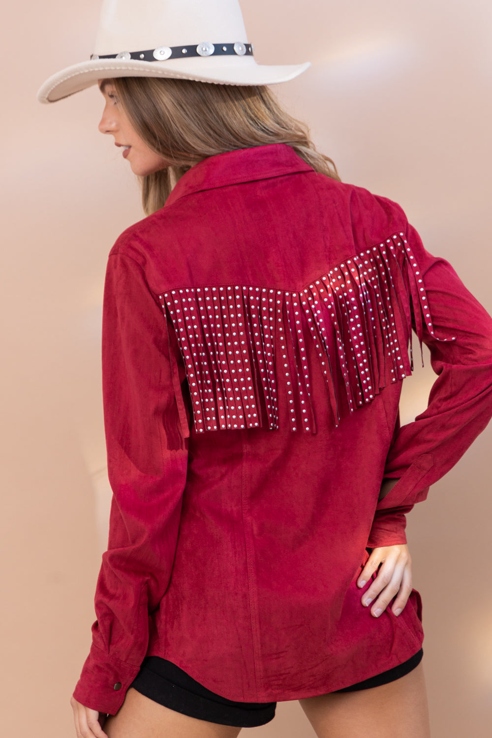 Lightweight Back Fringe Shirt