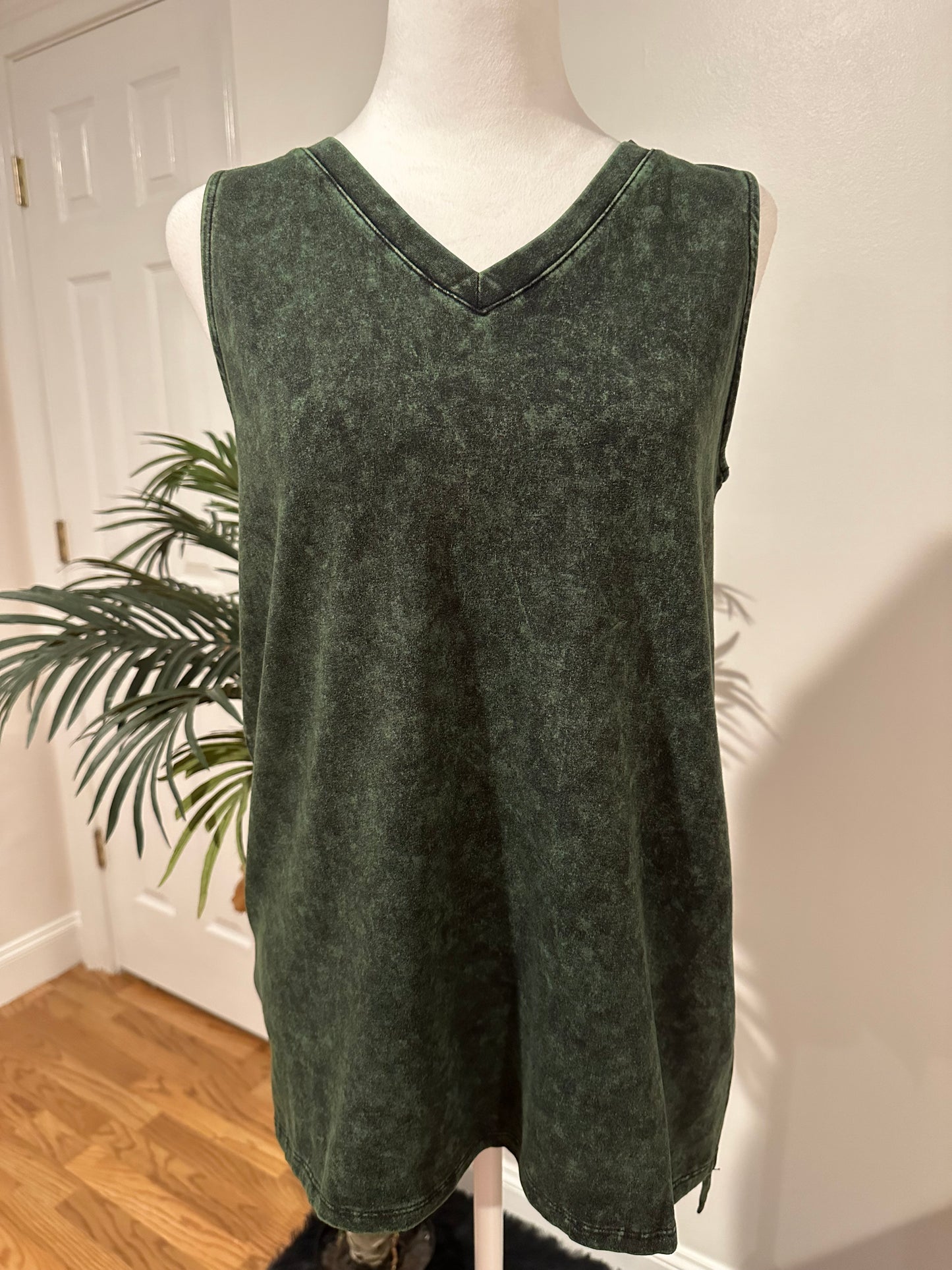 Green Sleeveless Tunic