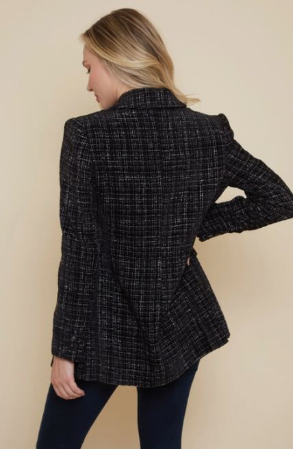 Tweed Double Breasted Jacket