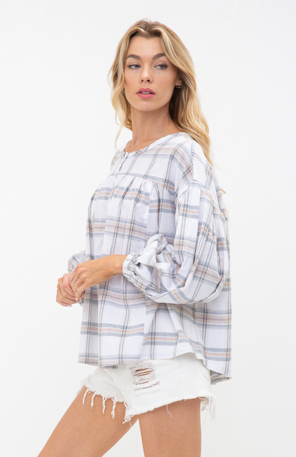 Madi Plaid blouse