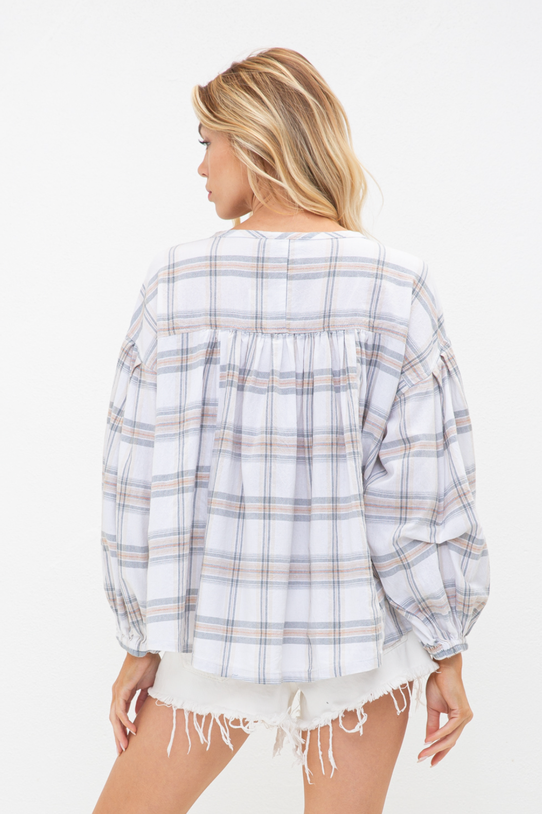 Madi Plaid blouse