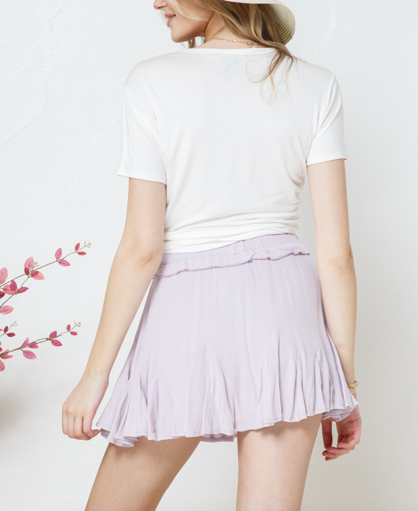 Flouncy Mini Skirt