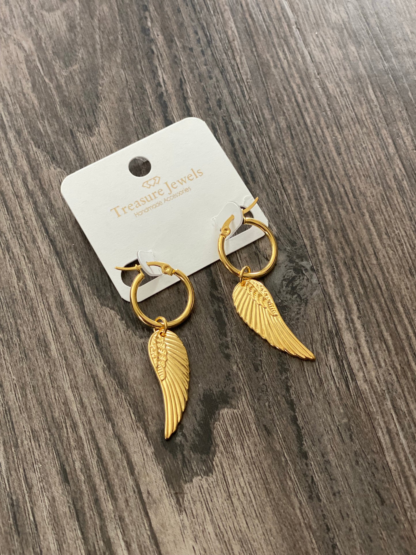 Angel wing earrings